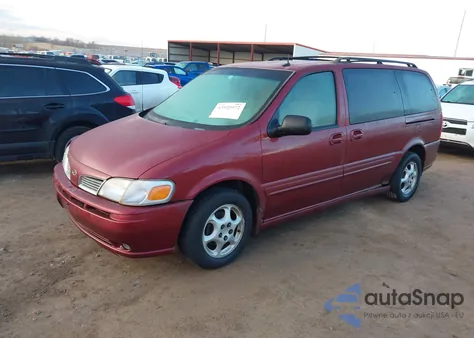 2002 Oldsmobile Silhouette Gl from USA, damaged, VIN 1GHDX03E12D296303